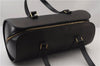 Authentic Louis Vuitton Epi Soufflot Black Hand Bag M52222 LV 1374F
