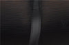Authentic Louis Vuitton Epi Soufflot Black Hand Bag M52222 LV 1374F