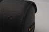 Authentic Louis Vuitton Epi Soufflot Black Hand Bag M52222 LV 1374F