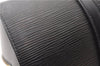 Authentic Louis Vuitton Epi Soufflot Black Hand Bag M52222 LV 1374F