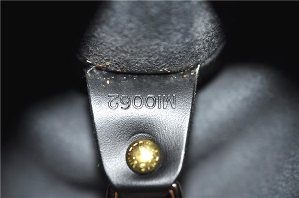 Authentic Louis Vuitton Epi Soufflot Black Hand Bag M52222 LV 1374F