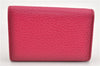 Authentic GUCCI Swing Vintage６Six Hooks Key Case Leather 354499 Pink 1374G