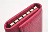Authentic GUCCI Swing Vintage６Six Hooks Key Case Leather 354499 Pink 1374G
