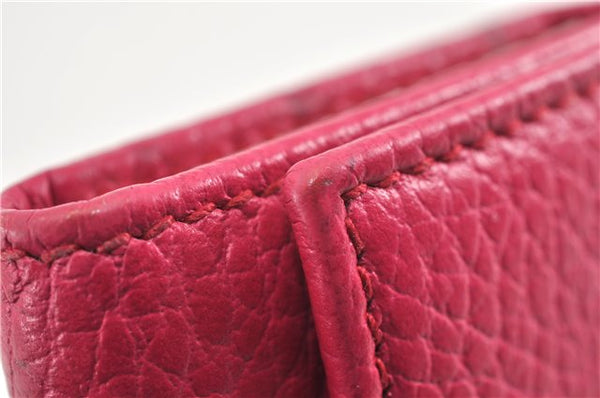 Authentic GUCCI Swing Vintage６Six Hooks Key Case Leather 354499 Pink 1374G