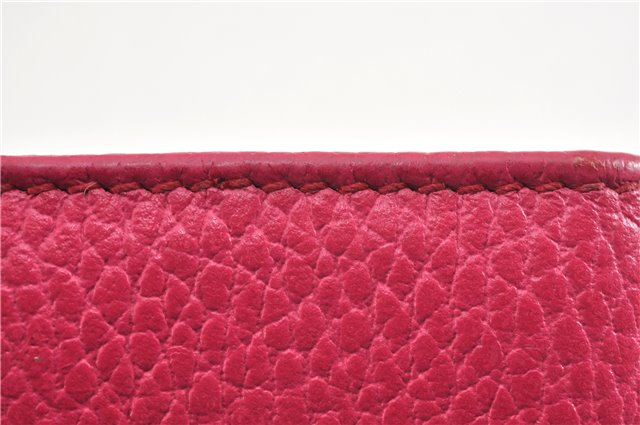 Authentic GUCCI Swing Vintage６Six Hooks Key Case Leather 354499 Pink 1374G