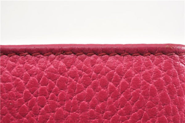 Authentic GUCCI Swing Vintage６Six Hooks Key Case Leather 354499 Pink 1374G