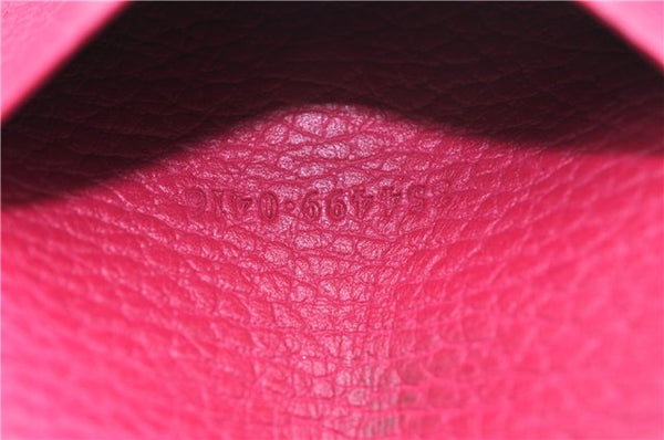 Authentic GUCCI Swing Vintage６Six Hooks Key Case Leather 354499 Pink 1374G