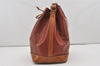 Authentic Louis Vuitton Epi Noe Bi-color Brown Drawstring Bag M44028 LV 1374I