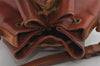 Authentic Louis Vuitton Epi Noe Bi-color Brown Drawstring Bag M44028 LV 1374I