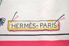 Authentic HERMES Carre 90 Scarf "Passementerie " Silk Pink 1376I