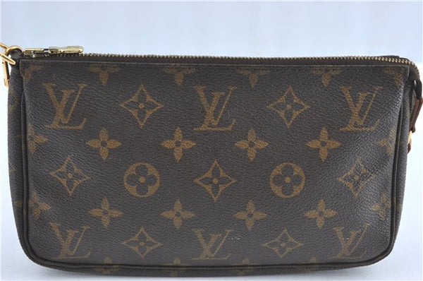 Authentic Louis Vuitton Monogram Pochette Accessoires Pouch M51980 LV 1377B