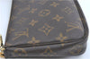 Authentic Louis Vuitton Monogram Pochette Accessoires Pouch M51980 LV 1377B