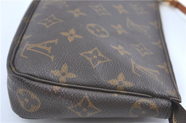 Authentic Louis Vuitton Monogram Pochette Accessoires Pouch M51980 LV 1377B