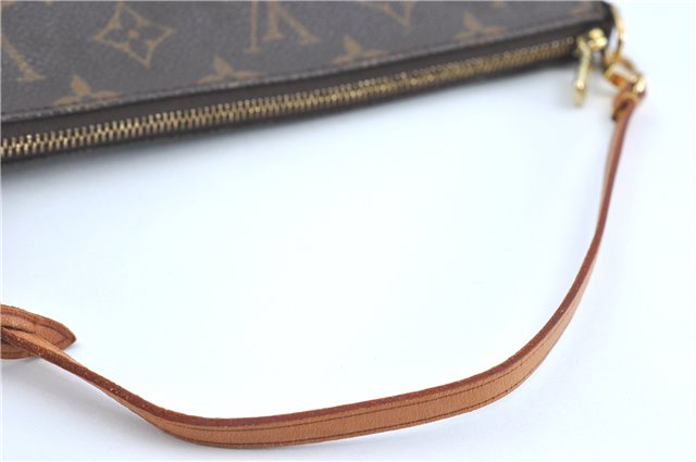 Authentic Louis Vuitton Monogram Pochette Accessoires Pouch M51980 LV 1377B