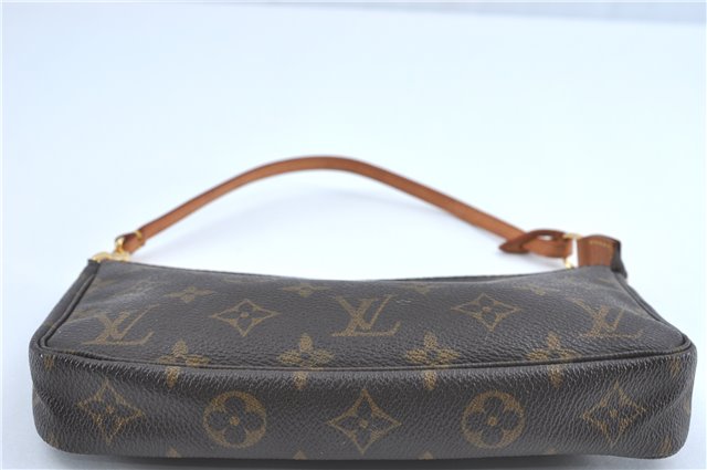 Authentic Louis Vuitton Monogram Pochette Accessoires Pouch M51980 LV 1377B