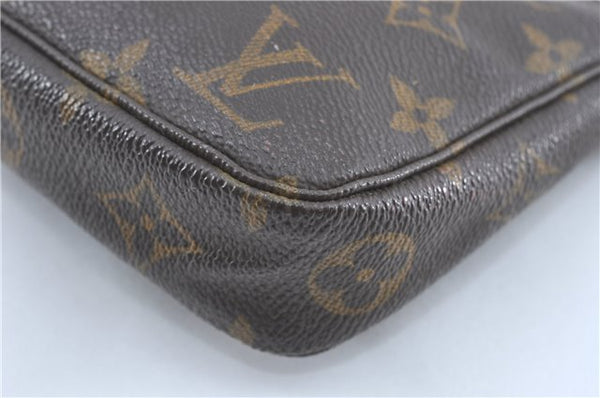 Authentic Louis Vuitton Monogram Pochette Accessoires Pouch M51980 LV 1377B