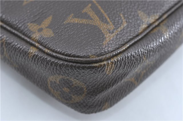 Authentic Louis Vuitton Monogram Pochette Accessoires Pouch M51980 LV 1377B