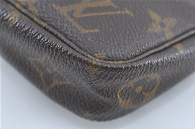 Authentic Louis Vuitton Monogram Pochette Accessoires Pouch M51980 LV 1377B