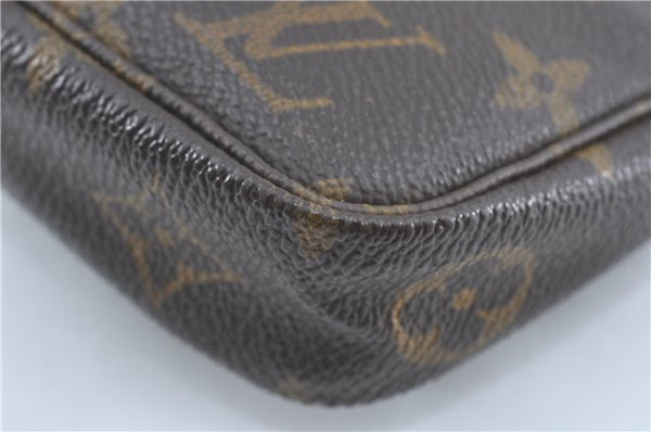 Authentic Louis Vuitton Monogram Pochette Accessoires Pouch M51980 LV 1377B