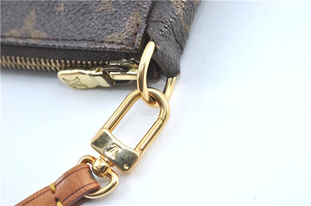 Authentic Louis Vuitton Monogram Pochette Accessoires Pouch M51980 LV 1377B