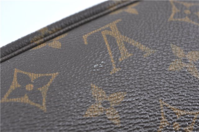 Authentic Louis Vuitton Monogram Pochette Accessoires Pouch M51980 LV 1377B