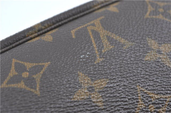 Authentic Louis Vuitton Monogram Pochette Accessoires Pouch M51980 LV 1377B