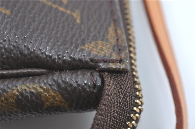 Authentic Louis Vuitton Monogram Pochette Accessoires Pouch M51980 LV 1377B
