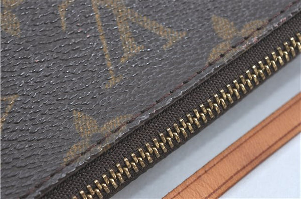 Authentic Louis Vuitton Monogram Pochette Accessoires Pouch M51980 LV 1377B