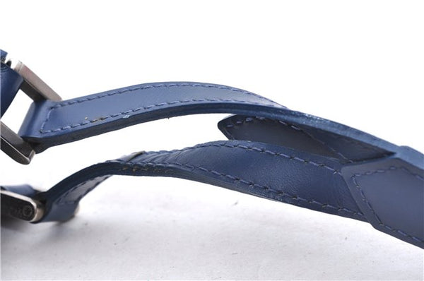 Authentic Louis Vuitton Epi Mandara PM Shoulder Bag Purse Blue M5893G LV 1377E