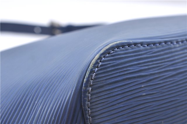 Authentic Louis Vuitton Epi Mandara PM Shoulder Bag Purse Blue M5893G LV 1377E