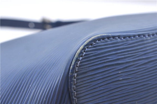 Authentic Louis Vuitton Epi Mandara PM Shoulder Bag Purse Blue M5893G LV 1377E