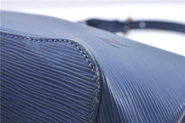 Authentic Louis Vuitton Epi Mandara PM Shoulder Bag Purse Blue M5893G LV 1377E