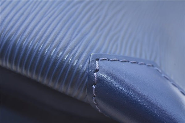 Authentic Louis Vuitton Epi Mandara PM Shoulder Bag Purse Blue M5893G LV 1377E