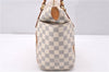 Authentic Louis Vuitton Damier Azur Totally PM Tote Bag White N41280 LV 1377F