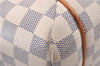 Authentic Louis Vuitton Damier Azur Totally PM Tote Bag White N41280 LV 1377F