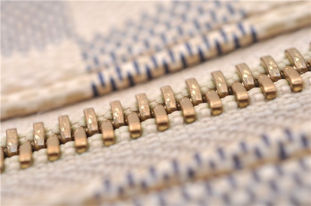 Authentic Louis Vuitton Damier Azur Totally PM Tote Bag White N41280 LV 1377F