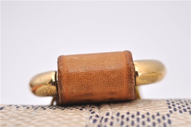 Authentic Louis Vuitton Damier Azur Totally PM Tote Bag White N41280 LV 1377F