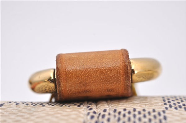 Authentic Louis Vuitton Damier Azur Totally PM Tote Bag White N41280 LV 1377F