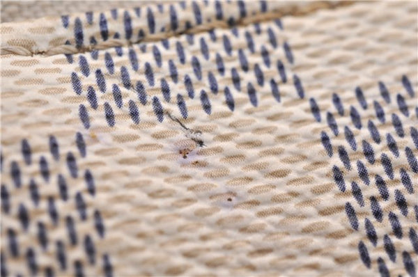 Authentic Louis Vuitton Damier Azur Totally PM Tote Bag White N41280 LV 1377F