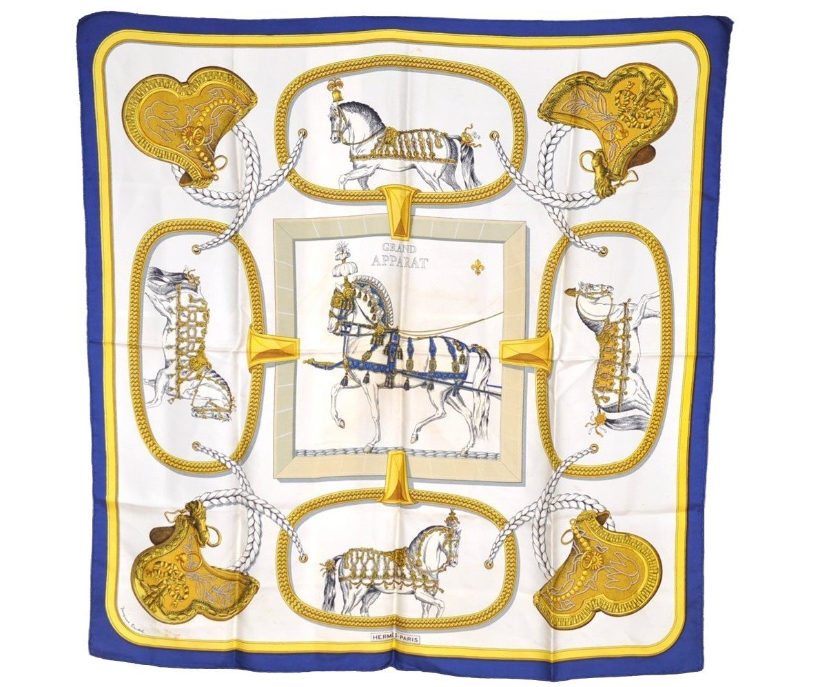 Authentic HERMES Carre 90 Scarf 