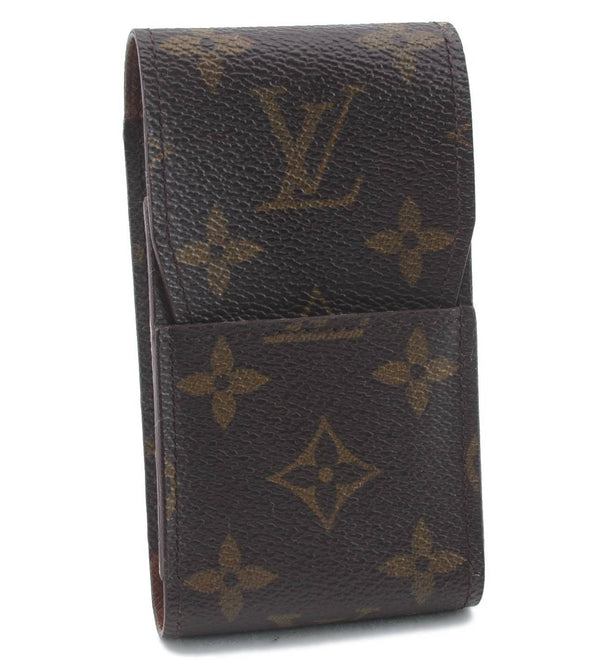 Authentic Louis Vuitton Monogram Etui Cigarette Case M63024 LV 1378D