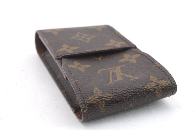 Authentic Louis Vuitton Monogram Etui Cigarette Case M63024 LV 1378D
