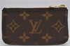 Authentic Louis Vuitton Monogram Pochette Cles Coin Purse Case M62650 Box 1378F