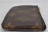 Authentic Louis Vuitton Monogram Pochette Cles Coin Purse Case M62650 Box 1378F