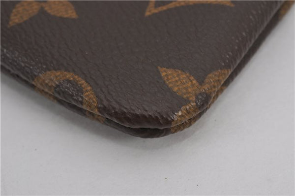 Authentic Louis Vuitton Monogram Pochette Cles Coin Purse Case M62650 Box 1378F