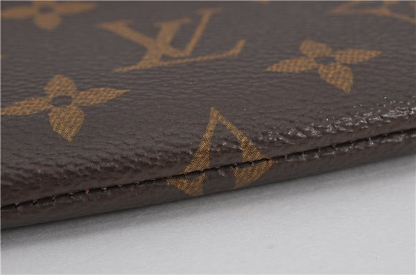 Authentic Louis Vuitton Monogram Pochette Cles Coin Purse Case M62650 Box 1378F