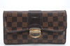 Authentic Louis Vuitton Damier Portefeuille Sistina Purse Wallet N61747 LV 1379D