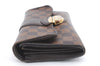 Authentic Louis Vuitton Damier Portefeuille Sistina Purse Wallet N61747 LV 1379D