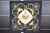 Authentic HERMES Carre 90 Scarf "SPRINGS" Silk Black 1379I