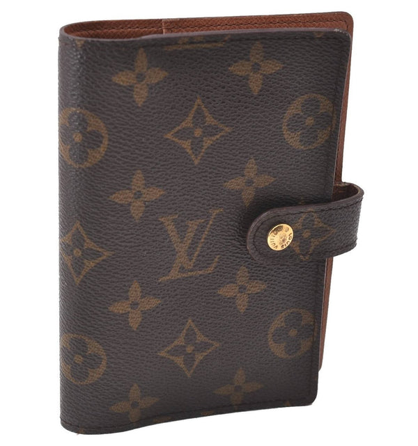 Authentic Louis Vuitton Monogram Agenda PM Day Planner Cover R20005 LV 1380D